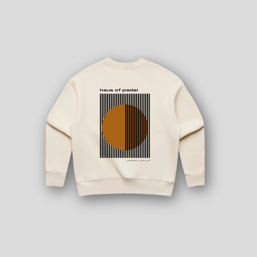 SHP-009 | Women's Haus of Padel Sunset Crew | Ecru