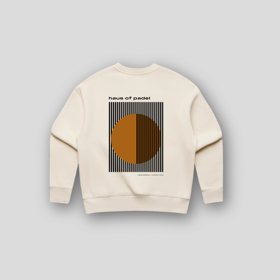 SHP-009 | Women's Haus of Padel Sunset Crew | Ecru