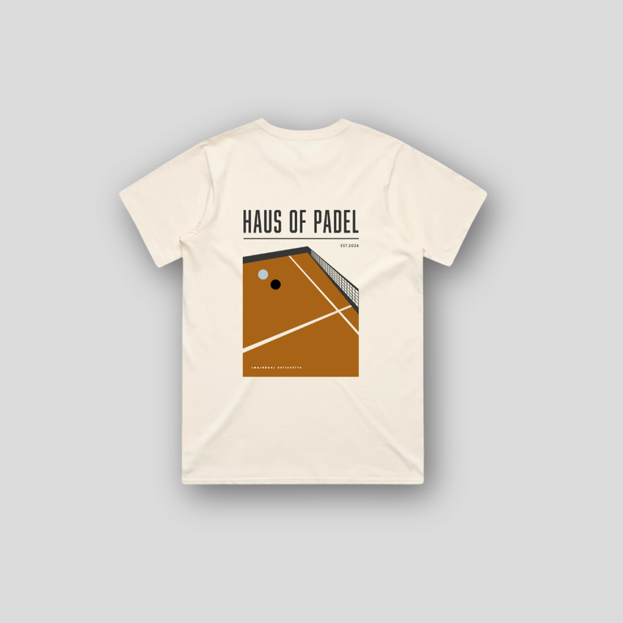 SHP-011 | Women's Haus of Padel Court Tee | Ecru