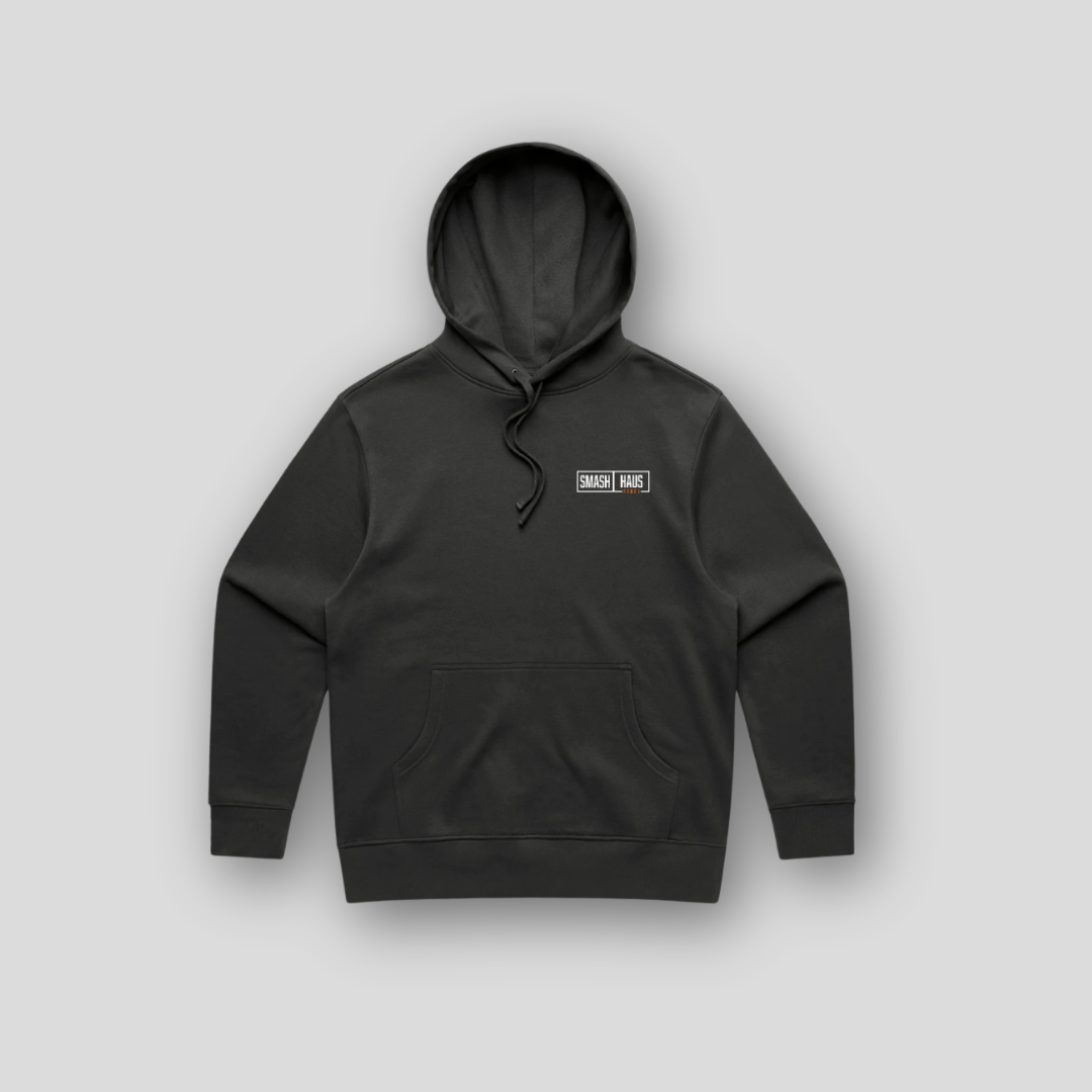 SHP-013 | Smash Hard Rule The Haus Heavy Hoodie | Coal