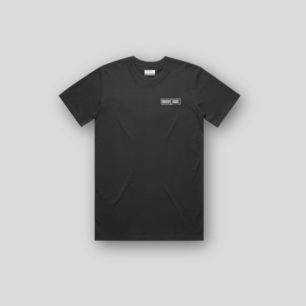 SHP-015 | Eat Sleep Smash Repeat Tee | Coal