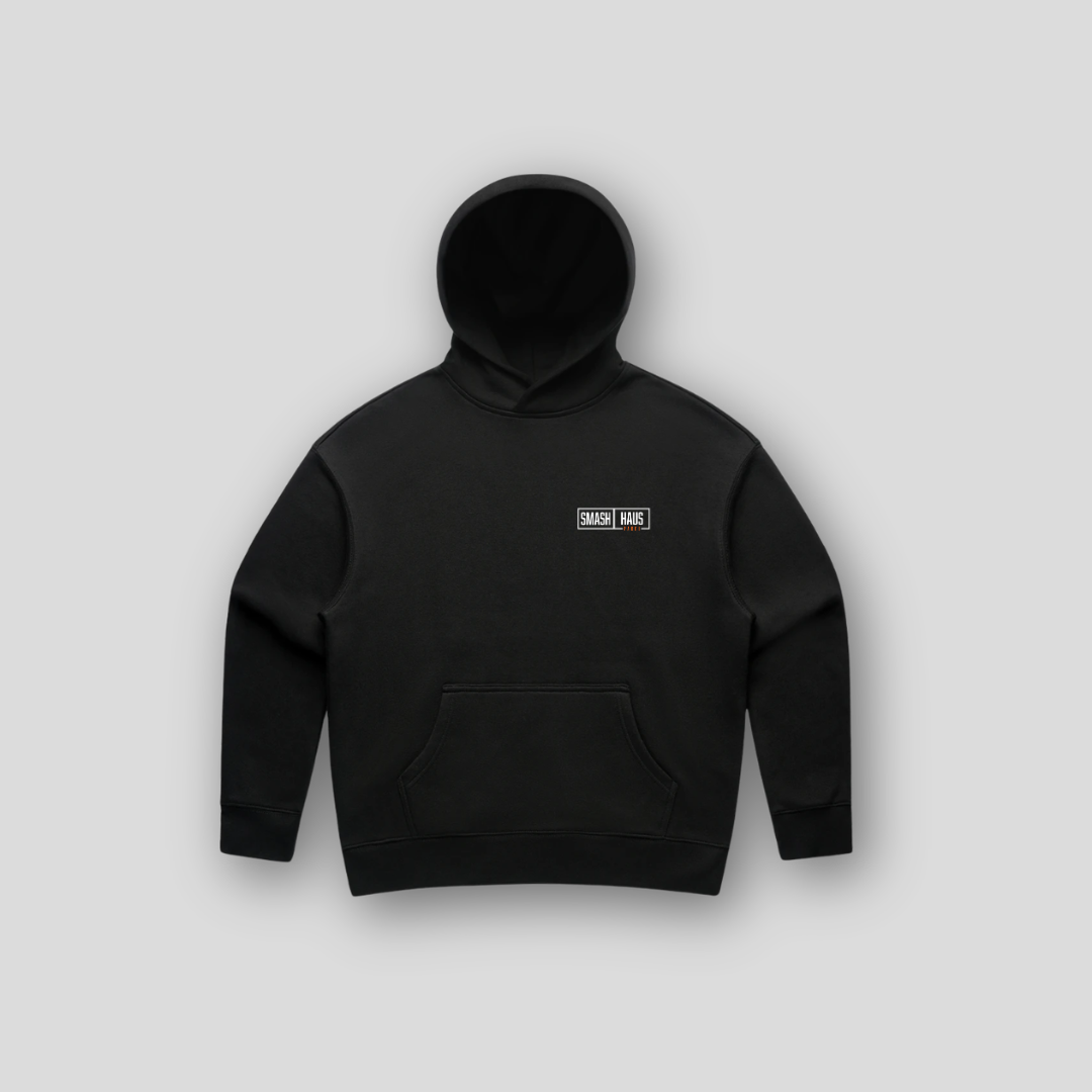 SHP-017 | Women's Smash Hard Rule The Haus Hoodie | Black