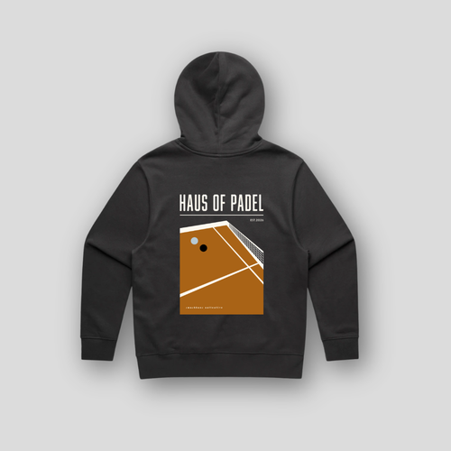 SHP-002 | Haus of Padel Court Heavy Hoodie | Coal