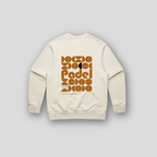 SHP-003 | Padel Geometric Heavy Crew | Ecru